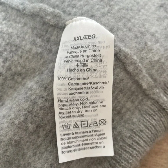 100% Cashmere J. Crew Waffle-Knit Cardigan - Picture 8 of 8